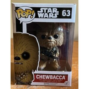 Funko POP! Chewbacca #63 Star Wars Vinyl Figure Vaulted 2015 Bobblehead